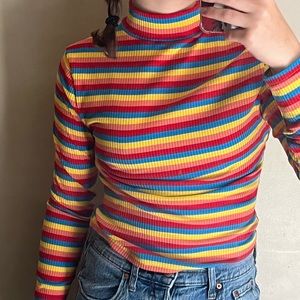 Colorful turtleneck